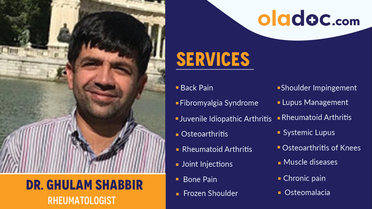 Services  provided by   Dr. Ghulam Shabbir